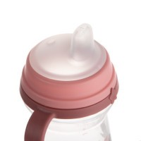 CANPOL BABIES Hrneček se silikonovým pítkem FirstCup BONJOUR PARIS 150ml