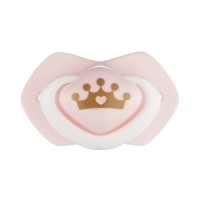 CANPOL BABIES Set symetrických silikonových dudlíků Light touch ROYAL BABY