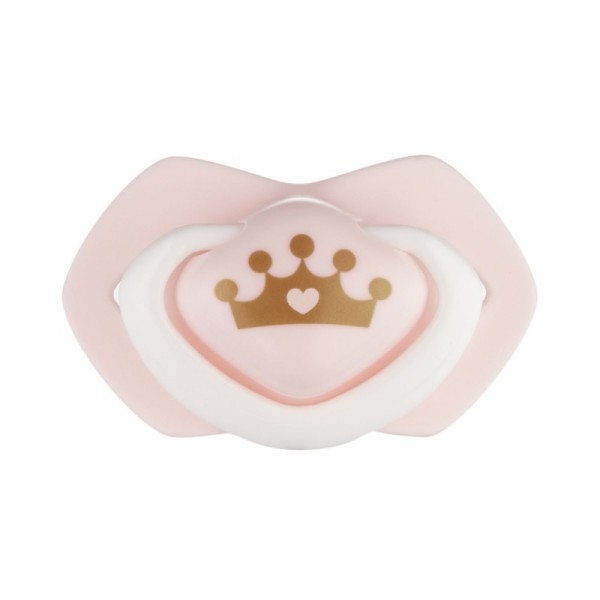 CANPOL BABIES Set symetrických silikonových dudlíků Light touch ROYAL BABY