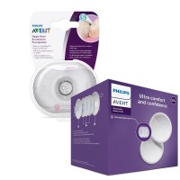 Philips AVENT Chránič bradavek 2 ks + ster.krabička + Prsní vložky jednorázové 60 ks