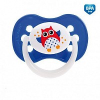 Canpol babies Dudlík 0-6m silikonový symetrický SOVA