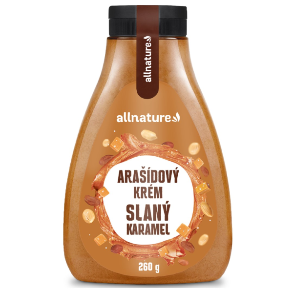 ALLNATURE Arašídový krém - slaný karamel