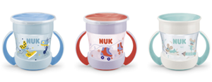 NUK Dětský hrníček Mini Magic 360° s víčkem