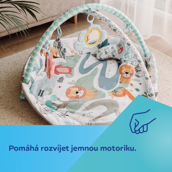 Canpol babies Edukativní hrací deka s ohrádkou