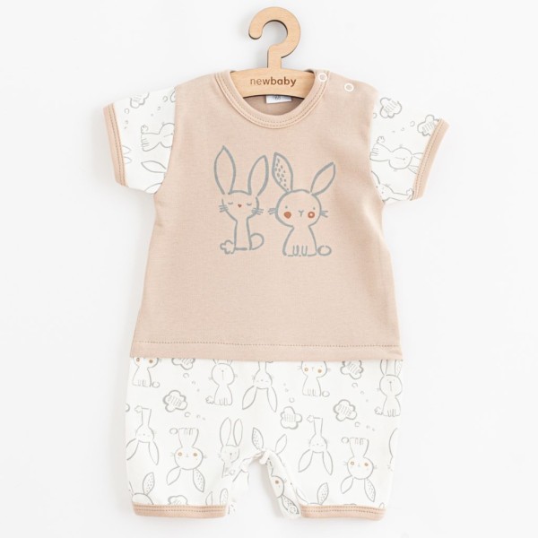 NEW BABY Kojenecký letní bavlněný overal