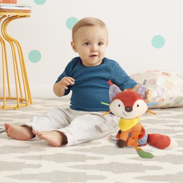 SKIP HOP Hračka aktívni na C kroužku Bandana Buddies Liška 0 m+