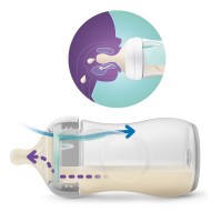 Avent Philips láhev Natural Response s ventilem AirFree medvěd 260 ml bílá