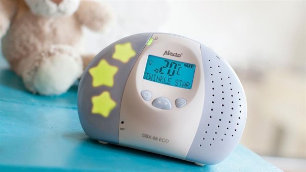 Eco DECT dětská chůvička s displejem DBX-88 LIMITED sv. modrá