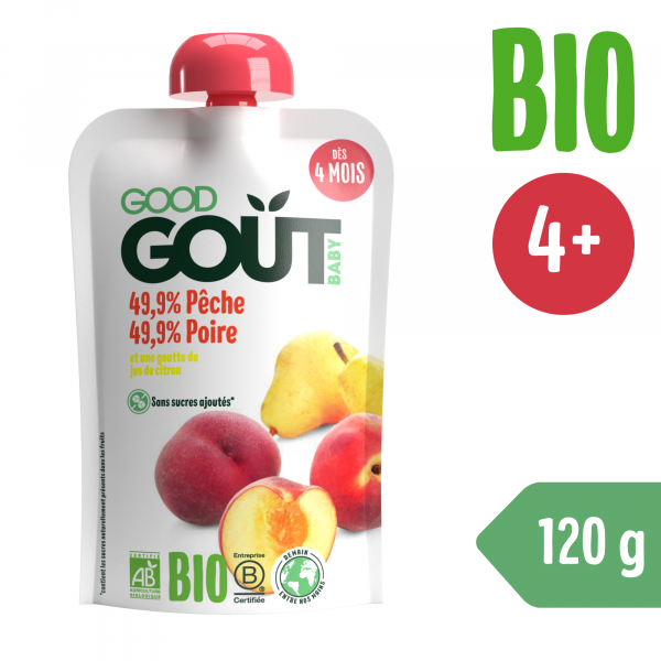 GOOD GOUT BIO BROSKEV S HRUŠKOU 120 G