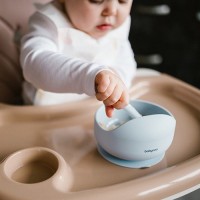 BABYONO Miska silikonová s přísavkou 6m+