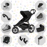 THULE Akční set Urban Glide 3 + korba + autosedačka CYBEX + doplňky