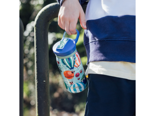 QUOKKA Nerezová termoláhev s pítkem Pop Kids 445 ml