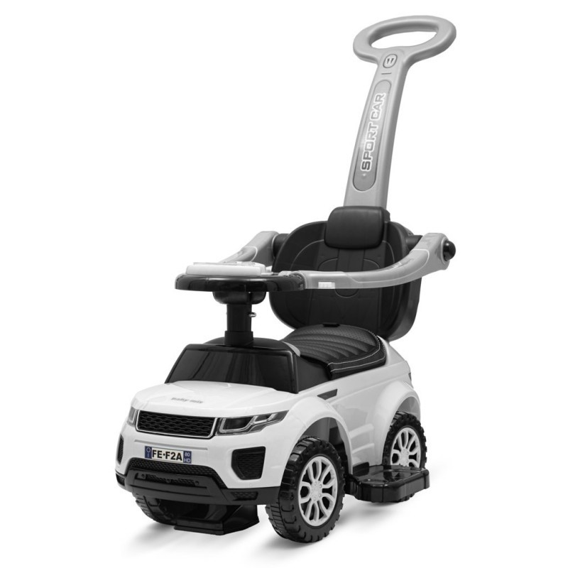 BABY MIX Dětské hrající odrážedlo s vodící tyčí SUV 3v1 Prime