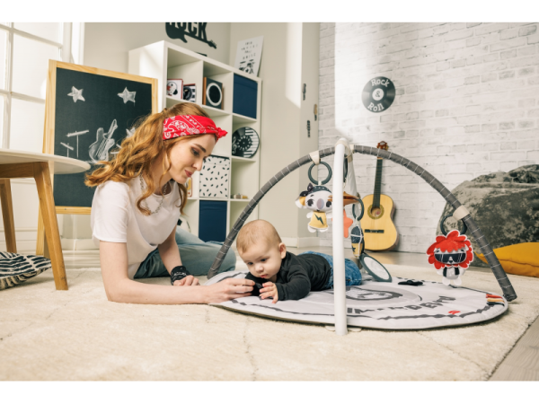 TINY LOVE Hrací deka s hrazdou Gymini Tiny Rockers