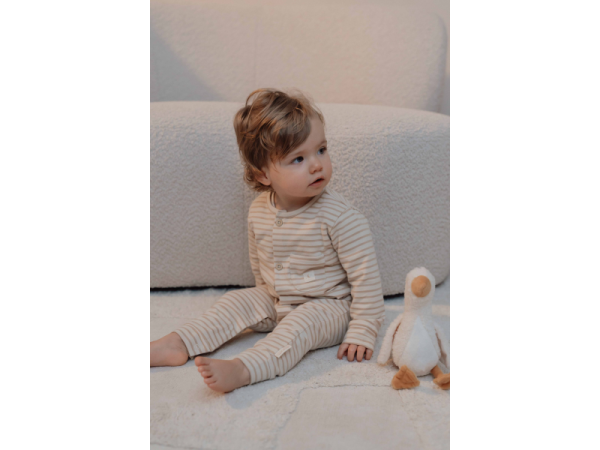 LITTLE DUTCH Overal na spaní Natural Stripes