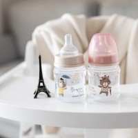 CANPOL BABIES Lahev se širokým hrdlem BONJOUR PARIS 120ml