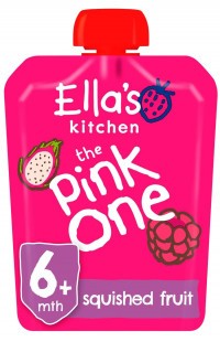 Ella's Kitchen BIO PINK ONE ovocné smoothie s dračím ovocem (90 g)