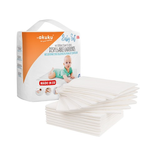 AKUKU Jednorázové hygienické podložky 40x60 - 15 ks