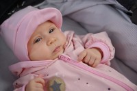 LITTLE ANGEL Kšiltovka tenká zavazovací Outlast® - sv.modrá