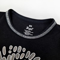 LITTLE ANGEL Tričko tenké KR obrázek Outlast® - černá