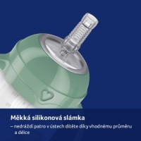 LOVI První hrneček se slámkou a závažím 150ml