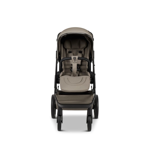 MOON PIÚ EXTRA black chrome Kombinovaný kočárek