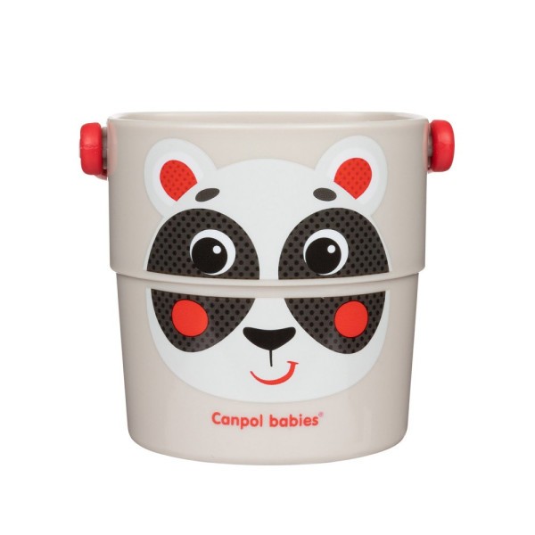CANPOL BABIES Kyblíky do vody HELLO LITTLE 3ks
