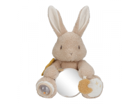 LITTLE DUTCH Králíček plyšový s aktivitami Newborn Naturals