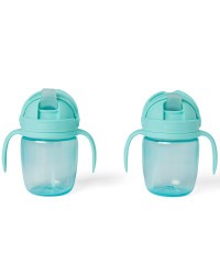 SKIP HOP Hrnek rostoucí Sip-to-Straw Teal 6 m+