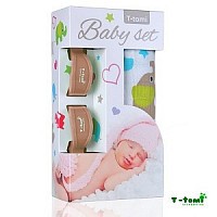 Baby set - bambusová osuška + kočárkový kolíček