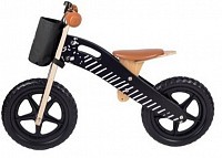 Odrážedlo Runner Vintage Black s doplňky Kinderkraft 2019