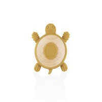 ZOPA Silikonové dřevěné kousátko Turtle