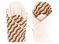 Luxusní zavinovačka MINKY BABY - oboustranná Paví pera