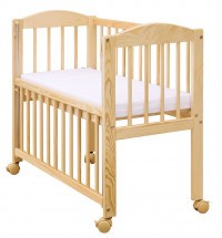 Dětská postýlka k posteli rodičů BABY Scarlett , st. bok - přírodní 90 x 41 cm Dětská postýlka k posteli rodičů BABY Scarlett , st. bok - přírodní 90 x 41 cm
