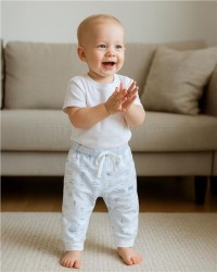 NEW BABY Dětské bavlněné kalhoty Jogger For Babies