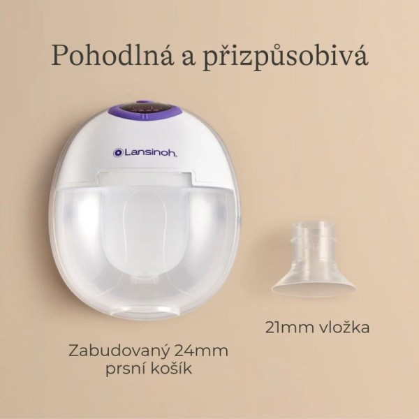 LANSINOH Odsávačka mateřského mléka Handsfree DUO