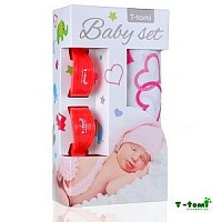 Baby set - bambusová osuška + kočárkový kolíček