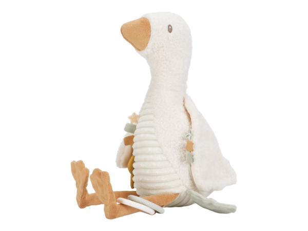 LITTLE DUTCH Husa plyšová s aktivitami Newborn Naturals