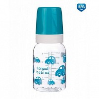 Canpol babies láhev s jednobarevným potiskem 120ml bez BPA