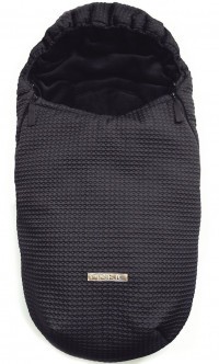 PINKIE Fusak Small Black Comb s kožíškem