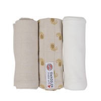 LODGER Swaddler Flame Tribe 3balení 70 x 70 cm