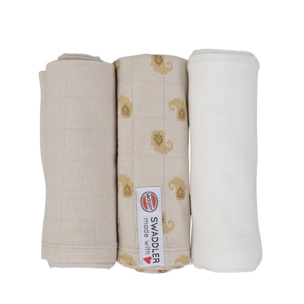 LODGER Swaddler Flame Tribe 3balení 70 x 70 cm