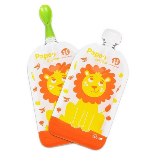 PETITE&MARS Kapsička na jídlo Papoo 6 ks