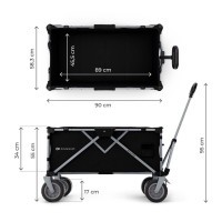 KINDERKRAFT Vozík přepravní skladací Wagon Rollster
