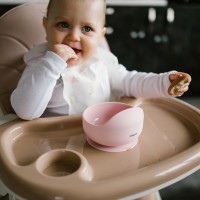 BABYONO Miska silikonová s přísavkou 6m+