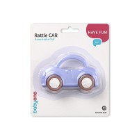 BABYONO Chrastítko s kousátkem Car 0m+