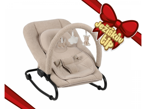 LITTLE DUTCH Houpací lehátko - Beige