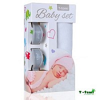 Baby set - bambusová osuška + kočárkový kolíček