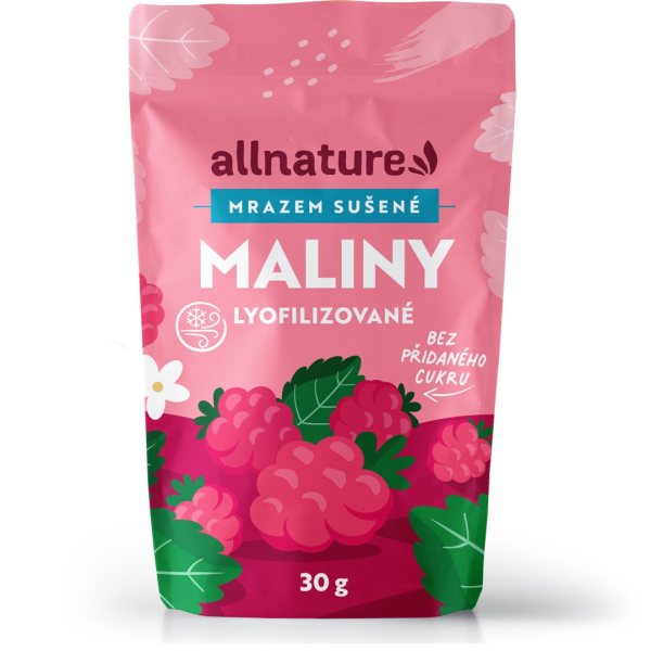 ALLNATURE Malina sušená mrazem celá - 30 g