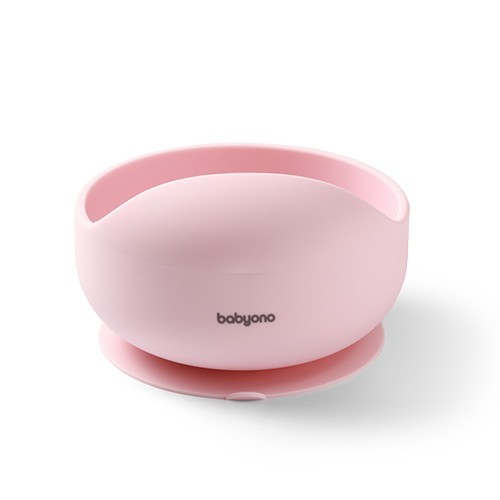 BABYONO Miska silikonová s přísavkou 6m+